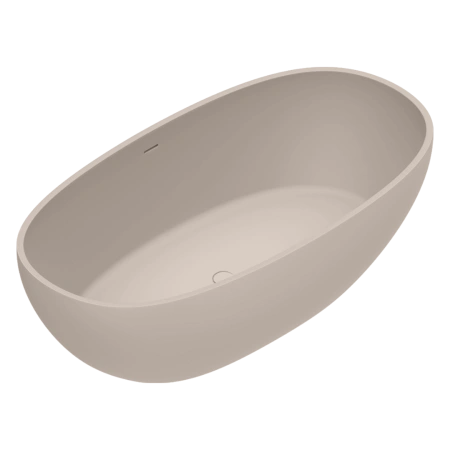 ванна catalano solid 7239020031 из искуственного камня, отдельностоящая, 176x91 см, solidtech, seta матовая