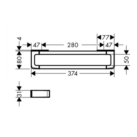 кольцо для полотенец axor universal 42830000