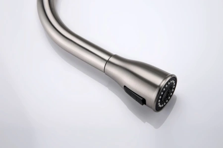 смеситель для кухни paulmark lange la214212-ni с подключением к фильтру, цвет никель