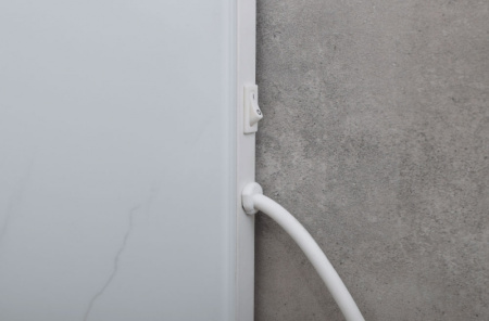 полотенцесушитель электрический black&white universe 400x899 n-388wm с полкой белый