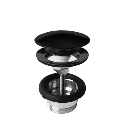 Донный клапан Fantini Nostromo 91 13 8435, черный матовый Донный клапан Fantini Nostromo 91 13 8435, черный матовый