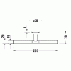 держатель туалетной бумаги duravit starck t 0099381000