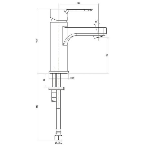 смеситель для раковины kerama marazzi sonata p4yo205znkm черный матовый