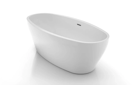 акриловая ванна azario cranston 1700x800x580, в комплекте с сифоном и металлической рамой, белая (cra17080)