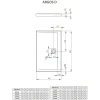 душевой поддон 150×90 см radaway argos d 4ad915-01