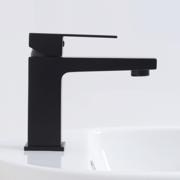 смеситель для раковины wasserkraft abens 2003 черный матовый