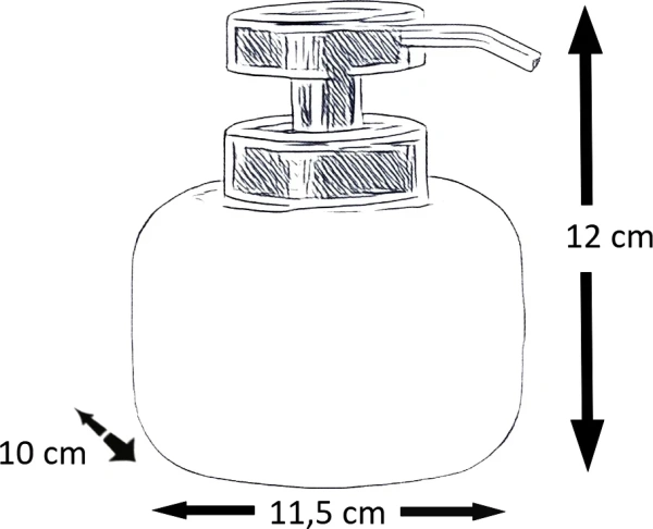 Дозатор для мыла Ridder Samira темно-зеленый
