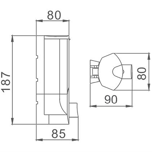 Дозатор для мыла Haiba HB407 хром Дозатор для мыла Haiba HB407 хром