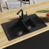 кухонная мойка lemark ramza 760 9910039 грей кухонная мойка lemark ramza 760 9910039 грей