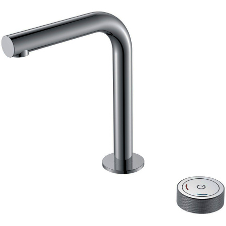 Смеситель для раковины Boheme Tech 158-SGM Оружейная сталь глянцевая