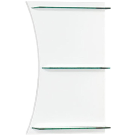 Полка Aquanet Опера 45 169630 с подсветкой Белая