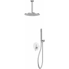 Душевой комплект Whitecross Y YSET12CR 300 мм, со смесителем, хром
