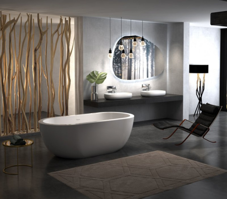 акриловая ванна belbagno bb13 180x86 белая