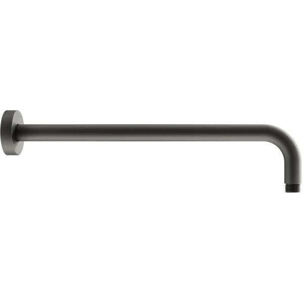душевой комплект plumberia selection ixo kitxo19gr60 250 мм, со смесителем, графит