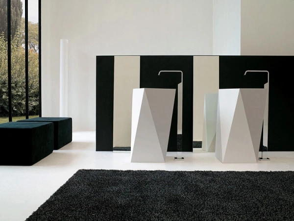 раковина напольная 50 см artceram sharp osl008 01 00