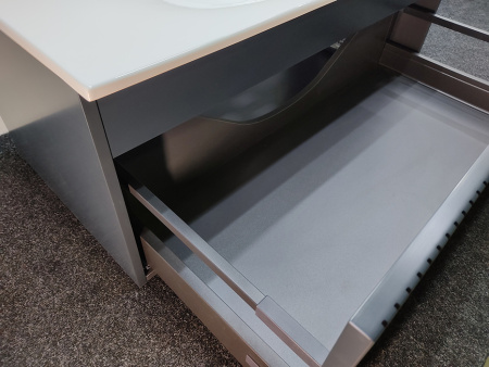 тумба с раковиной 122х52 tw collection shape shap120-g+548001*1 серый матовый