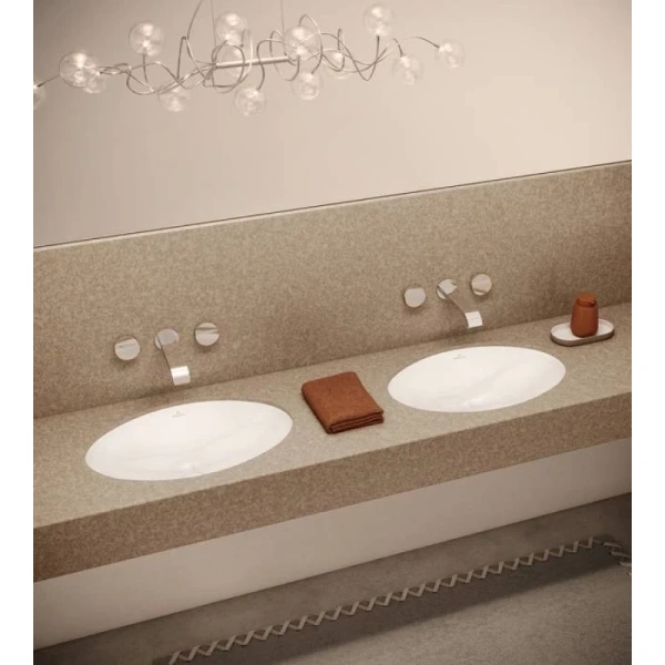 раковина встраиваемая 50 см villeroy & boch evana 6147 00 01, цвет альпийский белый