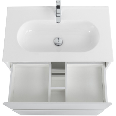 тумба для раковины belbagno kraft-800-2c-pia-bo, напольная, цвет белый.