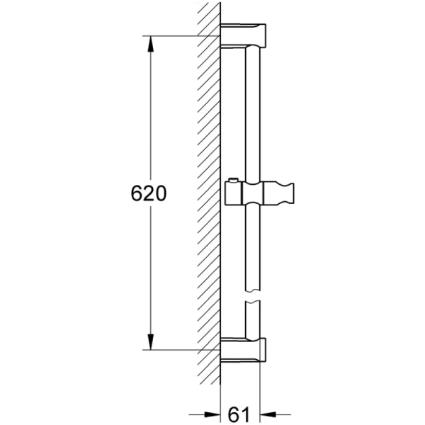 держатель для душа hansgrohe porter с 27521000
