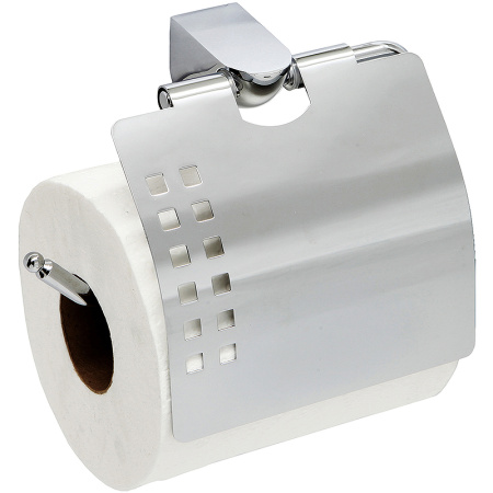 Держатель туалетной бумаги WasserKRAFT Kammel K-8325 с крышкой, цвет хром