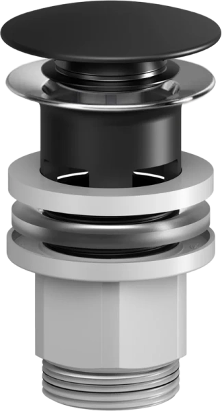 Донный клапан AM.PM F0700P22 клик клак, черный матовый