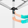 сушилка для белья brabantia lift-o-matic advance 100260 серый металлик