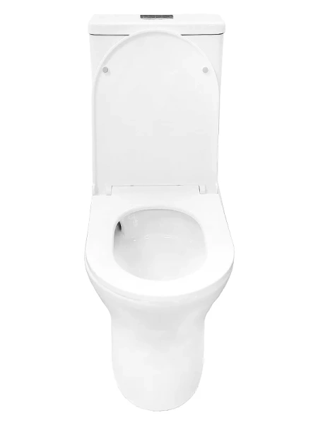 унитаз компакт azario tesoro az-8501 напольный, безободковый, слив "торнадо", с бачком и сиденьем микролифт, 65х35х83.5 см, белый