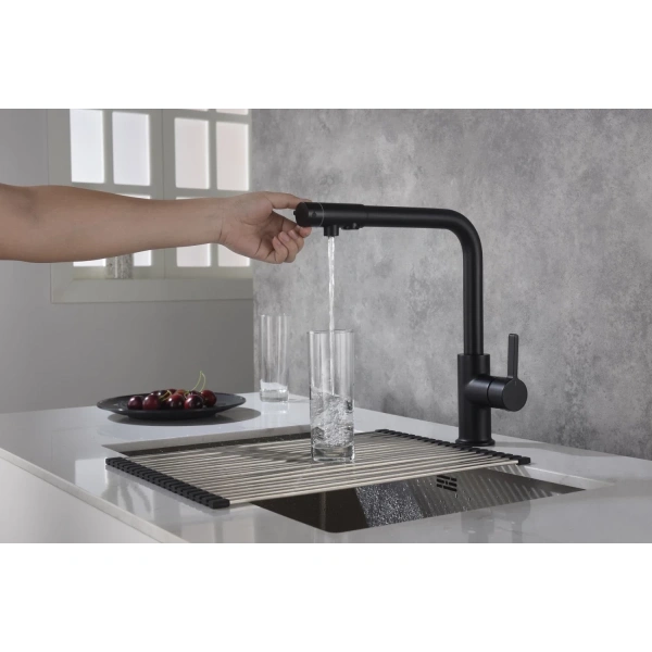 смеситель для кухни с фильтром timo hette 1026/03f + h851p00