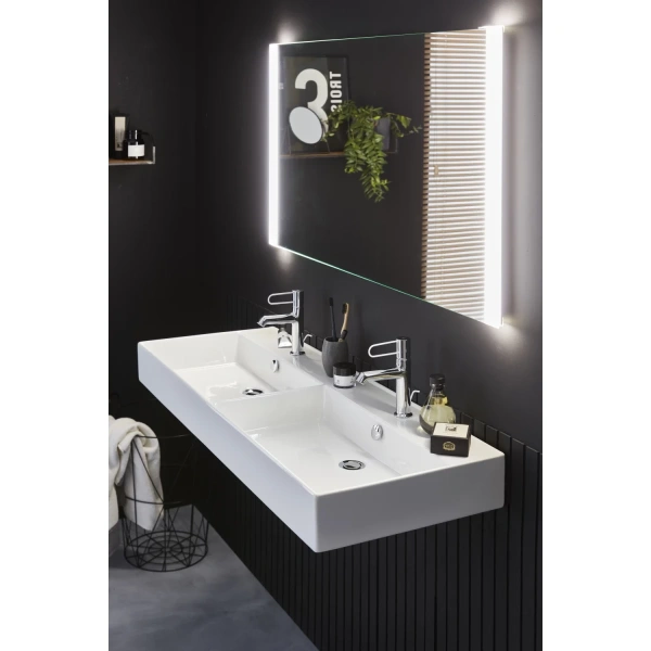 раковина jacob delafon vivienne exbl112-00 120 см двойная