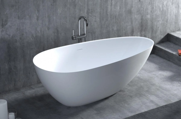 ванна из искусственного камня salini paola 160х77 101611sg, поверхность глянцевая