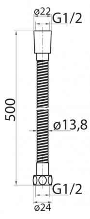 душевой шланг cezares czr-c-fmdc2-150-02 бронза