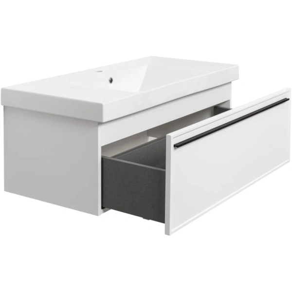 тумба белый матовый 97,6 см la fenice elba fnc-01-elb-b-100