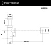 сифон whitecross a186cr для умывальника, декоративный, хром