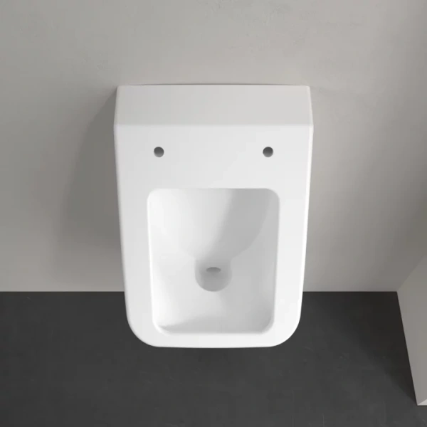 писсуар villeroy & boch venticello с сифоном 5504r1rw с покрытием ceramicplus, цвет камень белый (stone white)