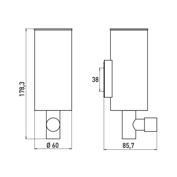 Дозатор для мыла Emco System2 3521 001 02 хром