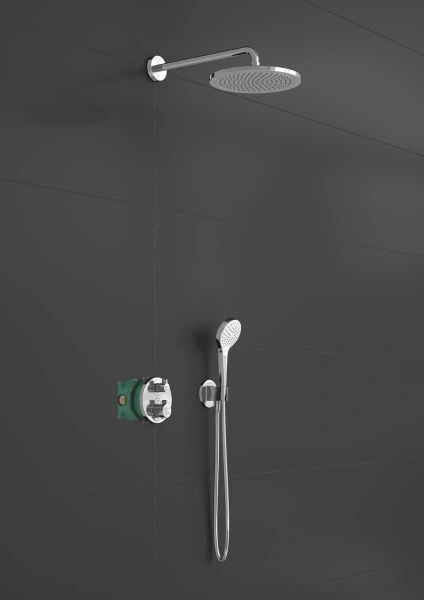 душевой комплект hansgrohe croma 280 ecostat s 1jet 27954000
