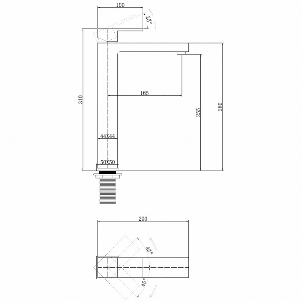 смеситель для раковины abber daheim af8211ng никель