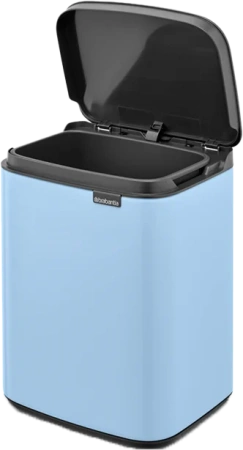 мусорное ведро brabantia bo 224003 4 л, нежно-голубое
