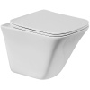 Унитаз BelBagno Marmi BB052CHR/BB132SC подвесной с сиденьем Микролифт