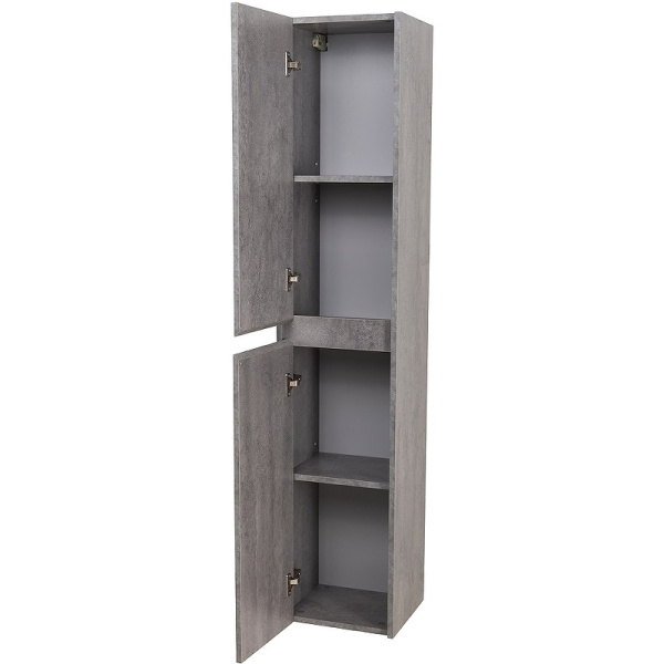 шкаф пенал belbagno kraft 33 l kraft-1600-2a-sc-cg-l подвесной cemento grigio