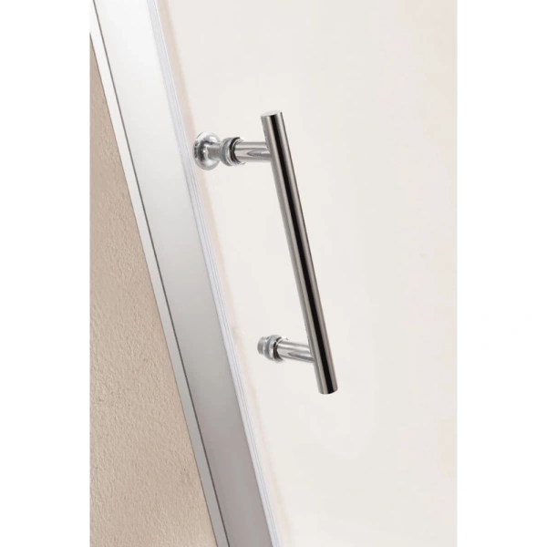 душевой уголок cezares eco 100x100 eco-o-a-2-100-c-cr профиль хром стекло прозрачное