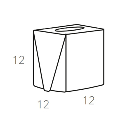 салфетница colombo design adj kleenex badj015-5060 настольная, 12x12хh12 см, небесный|эвкалипт