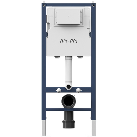 инсталляция для подвесного унитаза am.pm primefit i012709.0101 с клавишей l белый глянец