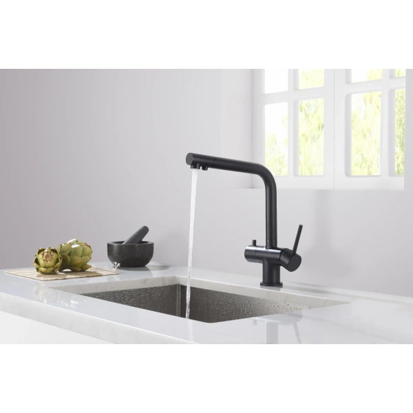 смеситель для кухни timo saona 2396/03f черный