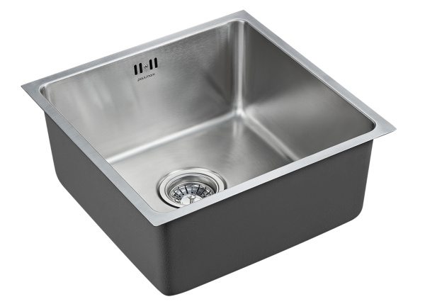 кухонная мойка paulmark vista 44 pm304444-bs брашированная сталь