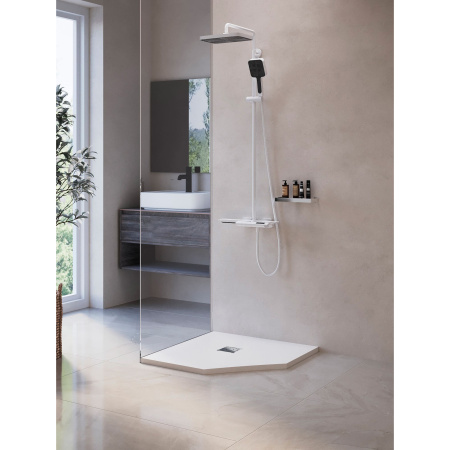 душевой поддон из искусственного камня rgw stone tray st/t-w 80×80 16155088-01 белый