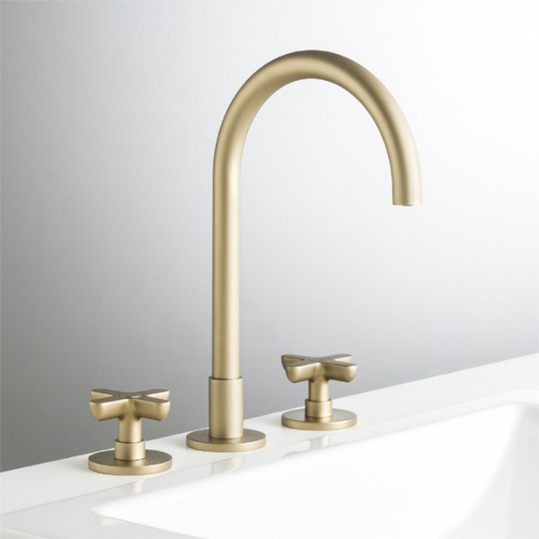 Смеситель для раковины Fantini Icona Classic 53 P6 R007 матовое золото