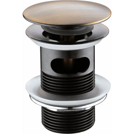 Донный клапан WasserKRAFT A046 клик клак, бронза светлая