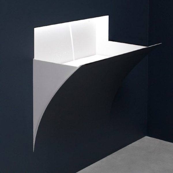 Раковина встраиваемая в стену 92 см Antonio Lupi Strappoxl STRAPPOXLL, белая