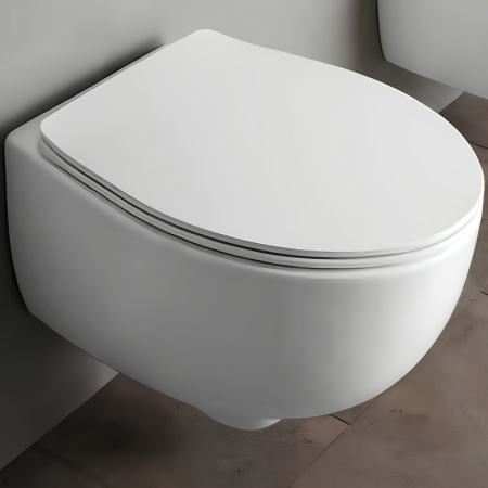 унитаз подвесной simas bormio br 18 bi без сиденья, цвет белый